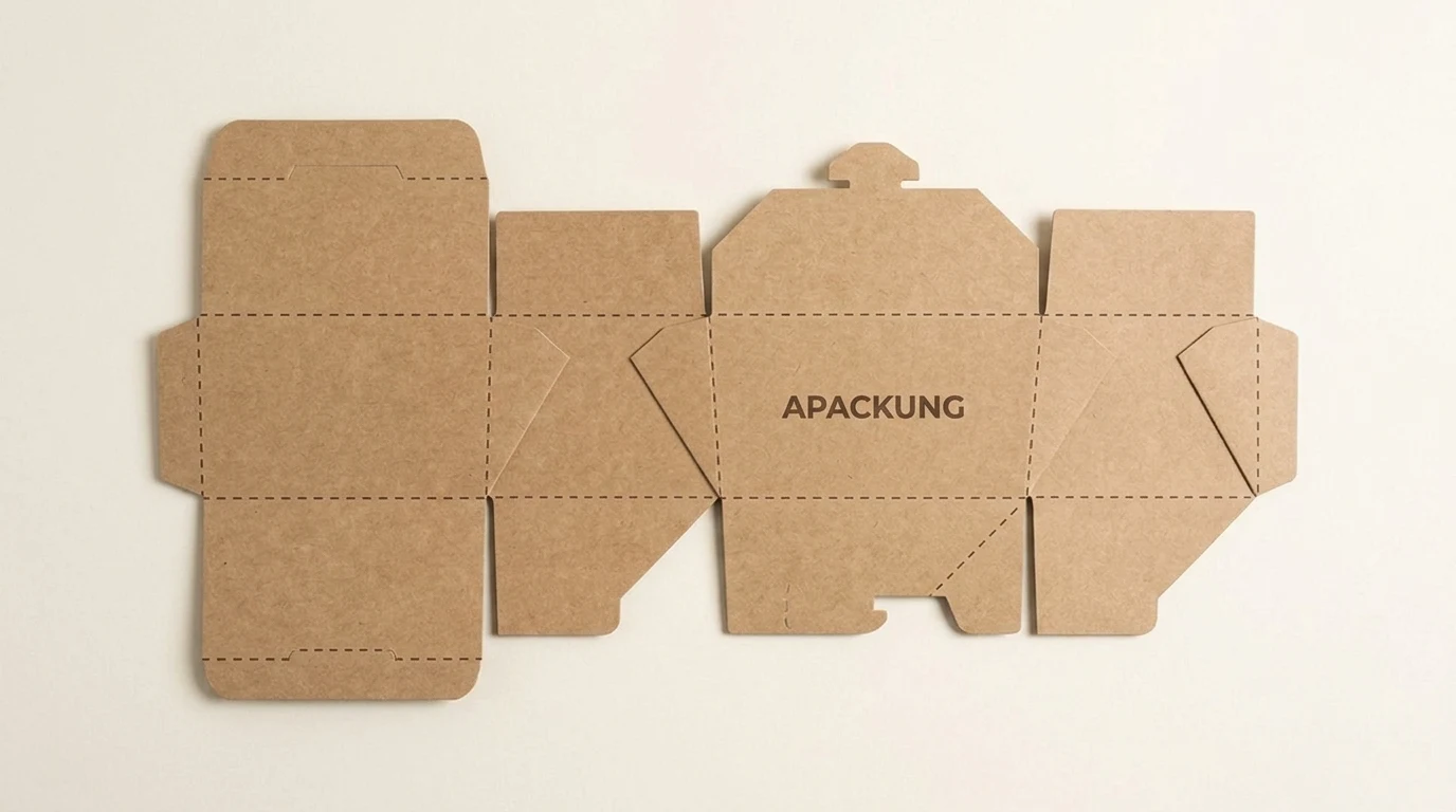 Dieline of a meal box — the starting point of every custom pack.